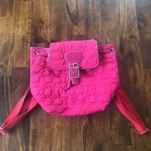 Coach Quilted Backpack